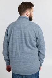 Blend Sweatjacke BHBLenner Grau/Hellblau/Blau