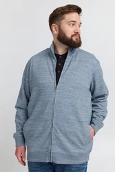 Blend Sweatjacke BHBLenner Grau/Hellblau/Blau