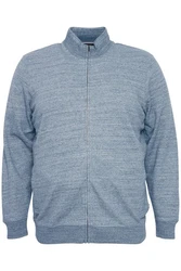 Blend Sweatjacke BHBLenner Grau/Hellblau/Blau