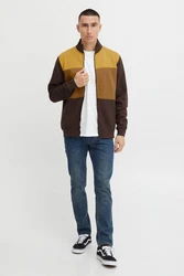 Blend Sweatjacke BLEND BHBlock Braun/Dunkelbraun/Mischfarben