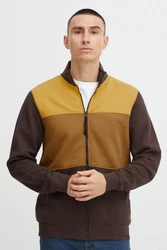 Blend Sweatjacke BLEND BHBlock Braun/Dunkelbraun/Mischfarben