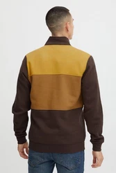 Blend Sweatjacke BLEND BHBlock Braun/Dunkelbraun/Mischfarben