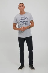 Blend T-Shirt BHMike Hellgrau/Grau