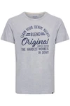 Blend T-Shirt BHMike Hellgrau/Grau