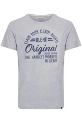 Blend T-Shirt BHMike Hellgrau/Grau