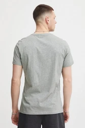 Blend T-Shirt BLEND BHPirot Grau/Hellblau/Blau