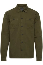 Blend Langarmhemd BHAvino Dunkelgrün/Khaki/Grün