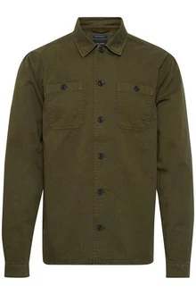 Blend Langarmhemd BHAvino Dunkelgrün/Khaki/Grün