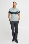 Blend Poloshirt BLEND BHUdo Grau/Hellblau/Blau