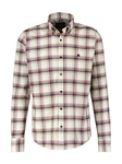 LERROS Langarmhemd BIG FLANNELCHECK Rot/Beige