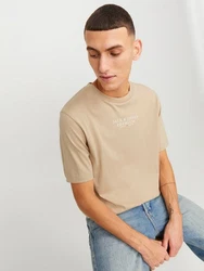 JACK & JONES T-Shirt JPRBLUArchie Khaki/Beige/Braun