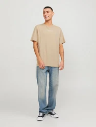 JACK & JONES T-Shirt JPRBLUArchie Khaki/Beige/Braun