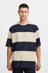 Blend T-Shirt BLEND BHTee Beige/Hellblau/Creme/Blau