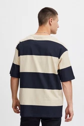 Blend T-Shirt BLEND BHTee Beige/Hellblau/Creme/Blau