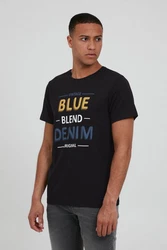 Blend T-Shirt BLEND BHArtur Hellblau/Schwarz/Braun