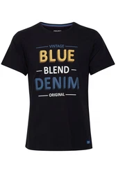 Blend T-Shirt BLEND BHArtur Hellblau/Schwarz/Braun