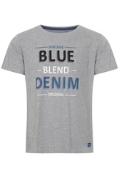 Blend T-Shirt BLEND BHArtur Hellblau/Grau/Blau