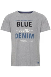 Blend T-Shirt BLEND BHArtur Hellblau/Grau/Blau