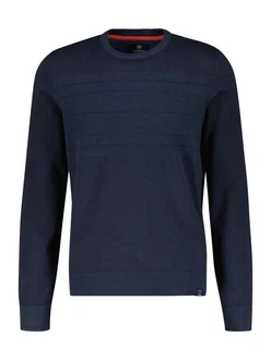 LERROS Strickpullover Dunkelblau/Blau LERROS Strickpullover Dunkelblau/Blau