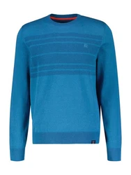 LERROS Strickpullover Türkis/Blau