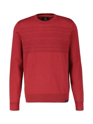LERROS Strickpullover Rot/Dunkelrot