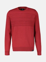 LERROS Strickpullover Rot/Dunkelrot