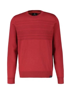 LERROS Strickpullover Rot/Dunkelrot