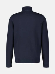 LERROS Strickpullover Troyer Dunkelblau/Blau