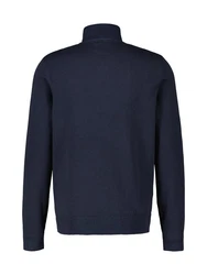 LERROS Strickpullover Troyer Dunkelblau/Blau