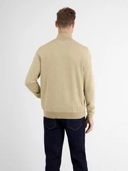 LERROS Strickpullover Troyer Khaki/Beige/Braun