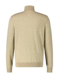 LERROS Strickpullover Troyer Khaki/Beige/Braun
