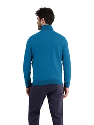 LERROS Strickpullover Troyer Blau/Türkis/Hellblau