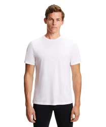 FALKE T-Shirt Weiß/Creme/Schwarz