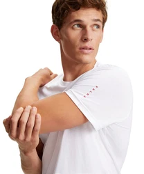 FALKE T-Shirt Weiß/Schwarz/Dunkelblau/Hellblau/Grün