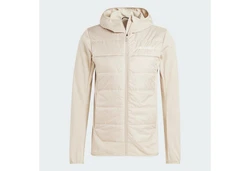 adidas TERREX MULTI HYBRID INSULATED KAPUZENJACKE Beige/Khaki/Gelb/Braun