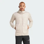 adidas TERREX MULTI HYBRID INSULATED KAPUZENJACKE Beige/Khaki/Gelb/Braun
