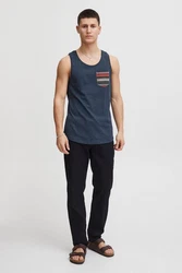 Blend Tanktop BLEND Style BHElei Hellblau/Blau/Dunkelblau/Braun