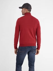 LERROS Strickpullover Troyer Rot/Dunkelrot