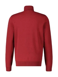 LERROS Strickpullover Troyer Rot/Dunkelrot