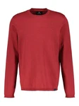 LERROS Strickpullover mit Rundhalsausschnitt Rot/Dunkelrot