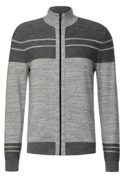 Strickjacke mit Stehkragen