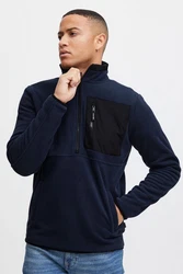Blend Fleecejacke Style BHFloren Dunkelblau/Hellblau/Blau