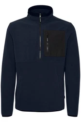 Blend Fleecejacke Style BHFloren Dunkelblau/Hellblau/Blau