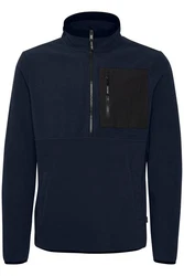 Blend Fleecejacke Style BHFloren Dunkelblau/Hellblau/Blau