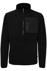 Blend Fleecejacke Style BHFloren Khaki/Dunkelgrün/Schwarz