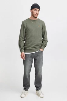 Blend 5-Pocket-Jeans BLEND BHGorm Dunkelgrün/Khaki