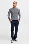 Blend Chinohose BHTrompo Grau/Dunkelblau