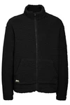 11 Project Fellimitatjacke PRDeen Schwarz/Hellblau