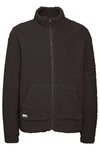 11 Project Fellimitatjacke PRDeen Schwarz/Braun/Dunkelgrau/Dunkelbraun
