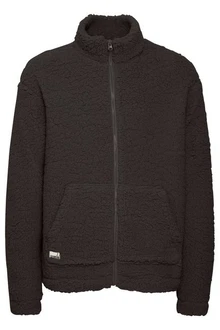 11 Project Fellimitatjacke PRDeen Schwarz/Braun/Dunkelgrau/Dunkelbraun